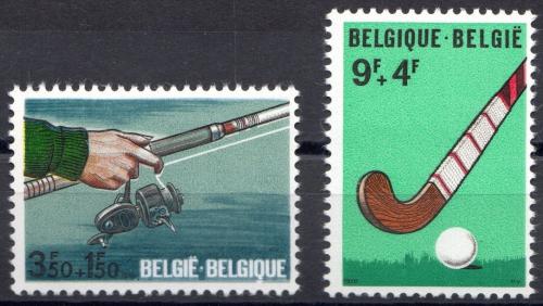 Poštové známky Belgicko 1970 Šport Mi# 1606-07