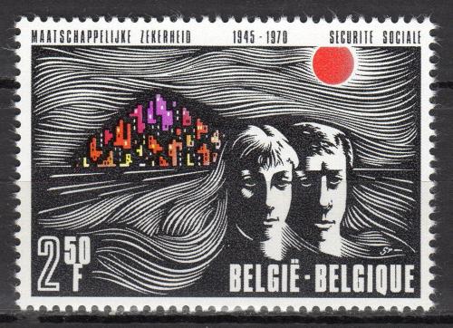 Poštová známka Belgicko 1970 Sociální pojištìní Mi# 1612