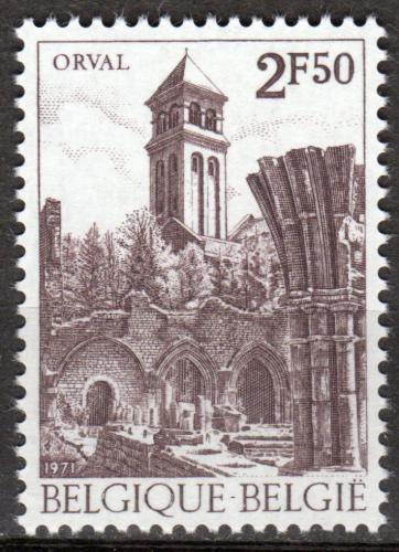Poštová známka Belgicko 1971 Kláštor Orval, 900. výroèie Mi# 1645