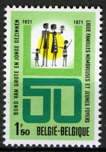 Poštová známka Belgicko 1971 Svaz rodin s dìtmi, 50. výroèie Mi# 1650