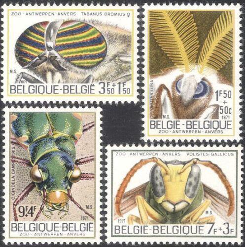 Poštové známky Belgicko 1971 Hmyz Mi# 1663-66