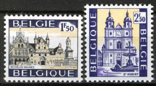 Poštové známky Belgicko 1971 Pamätihodnosti Mi# 1667-68
