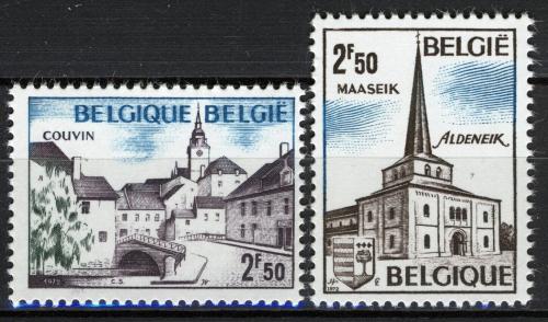 Poštové známky Belgicko 1972 Turistické zaujímavosti Mi# 1691-92