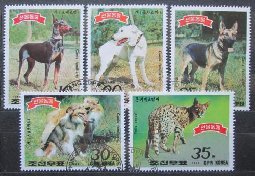 Poštové známky KLDR 1989 Zvieratá Mi# 2991-95