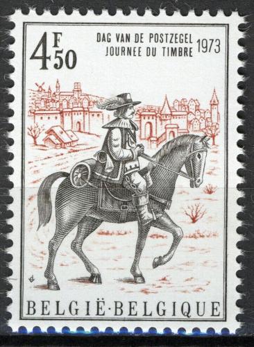 Poštová známka Belgicko 1973 Listonoš na koni Mi# 1721