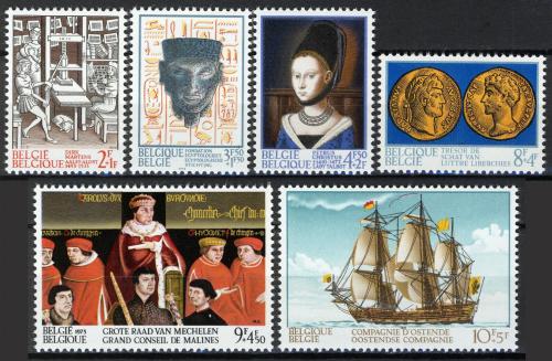 Poštové známky Belgicko 1973 História Mi# 1729-34