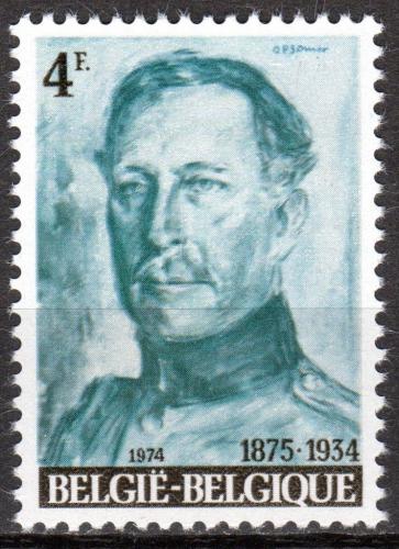 Poštová známka Belgicko 1974 Krá¾ Albert I. Mi# 1756