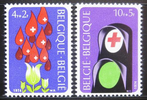 Poštové známky Belgicko 1974 Èervený kríž Mi# 1757-58