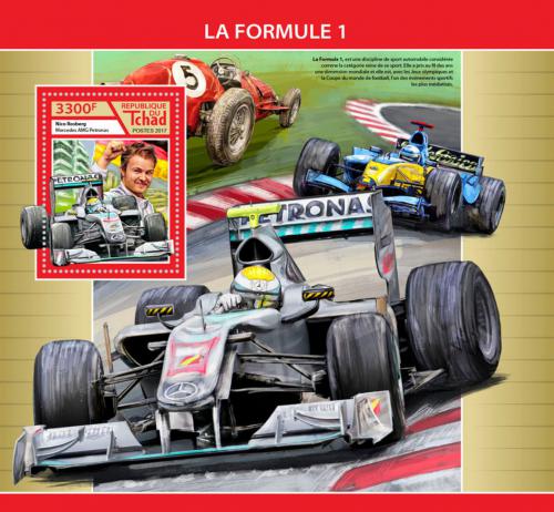 Poštová známka Èad 2017 Formule 1 Mi# Block 726 Kat 13€