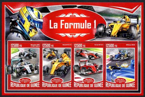 Poštové známky Guinea 2017 Formule 1 Mi# 12491-94 Kat 20€