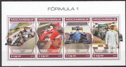 Poštové známky Mozambik 2018 Formule 1 Mi# 9739-42 Kat 25€