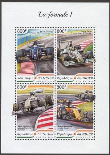 Poštové známky Niger 2018 Formule 1 Mi# 5923-26 Kat 13€