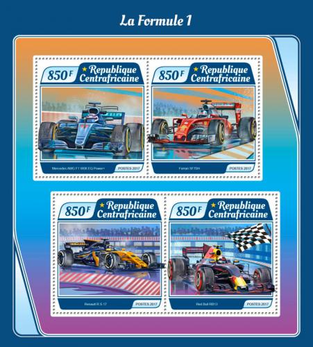 Poštové známky SAR 2017 Formule 1 Mi# 7210-13 Kat 15€