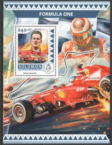 Poštová známka Šalamúnove ostrovy 2016 Formule 1 Mi# Block 597 Kat 12€