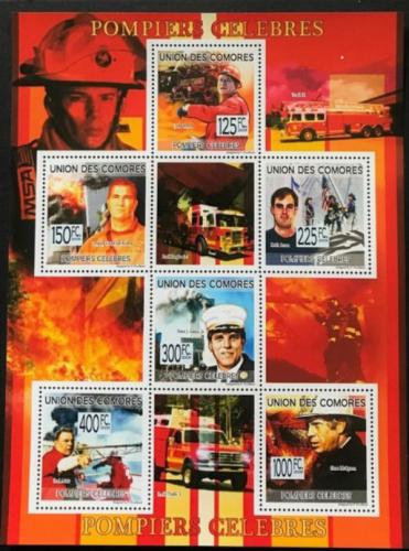 Poštové známky Komory 2009 Hasièi Mi# 2259-64 Kat 11€