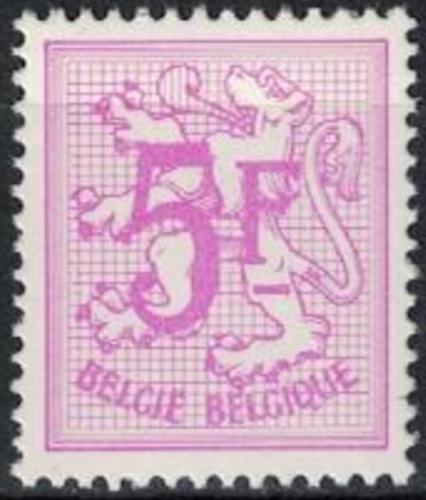 Poštová známka Belgicko 1975 Heraldický lev Mi# 1808