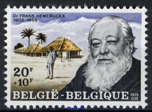 Poštová známka Belgicko 1975 Frans Hemerijckx, lékaø Mi# 1830