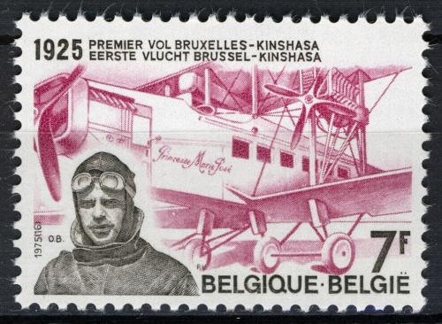Poštová známka Belgicko 1975 Edmond Thieffry, letec Mi# 1834