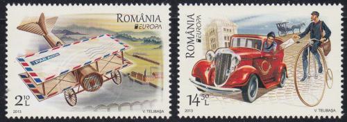 Poštové známky Rumunsko 2013 Európa CEPT, poštovní služby Mi# 6705-06 Kat 10€