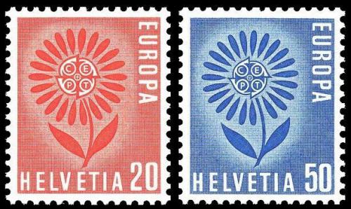 Poštové známky Švýcarsko 1964 Európa CEPT Mi# 800-01