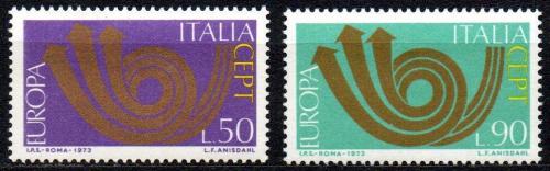 Poštové známky Taliansko 1973 Európa CEPT Mi# 1409-10