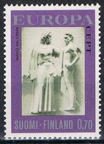 Poštová známka Fínsko 1974 Európa CEPT, sochy Mi# 749