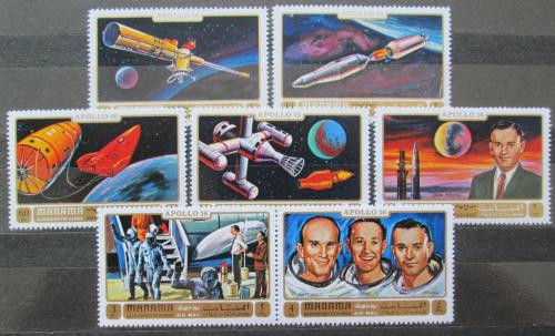 Poštové známky Manáma 1971 Mise Apollo 16 Mi# 746-52