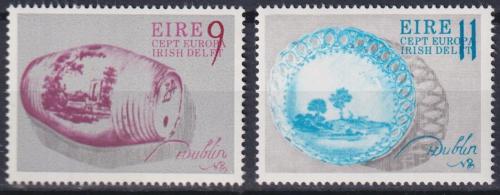 Poštové známky Írsko 1976 Európa CEPT, umìlecké øemeslo Mi# 344-45