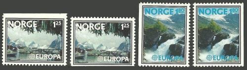Poštové známky Nórsko 1977 Európa CEPT, krajina Mi# 742-43 