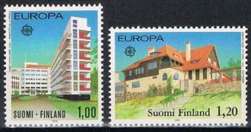 Poštové známky Fínsko 1978 Európa CEPT, památky Mi# 825-26 Kat 14€