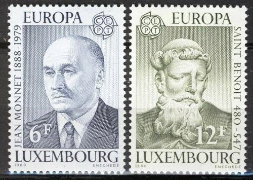 Poštové známky Luxembursko 1980 Európa CEPT, osobnosti Mi# 1009-10