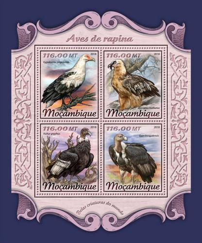Poštové známky Mozambik 2018 Dravci Mi# 9264-67 Kat 25€