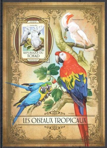 Poštová známka Èad 2017 Tropiètí ptáci Mi# Block 679 Kat 13€