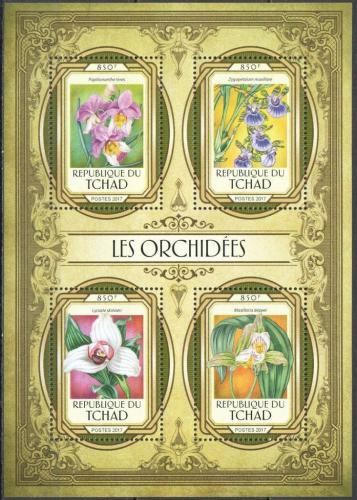 Poštové známky Èad 2017 Orchideje Mi# 2856-59 Kat 13€