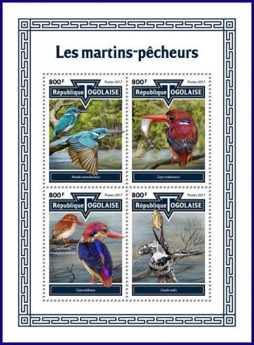 Poštové známky Togo 2017 Ledòáèci Mi# Mi# 8720-23 Kat 13€