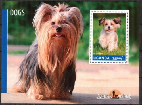 Poštová známka Uganda 2014 Psy Mi# Block 469 Kat 9€