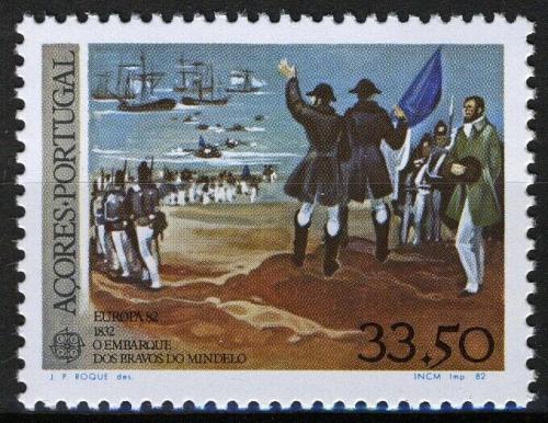 Poštová známka Azory 1982 Európa CEPT, historické události Mi# 353