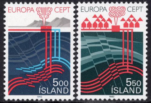 Poštové známky Island 1983 Európa CEPT, velká díla civilizace Mi# 598-99 Kat 7€