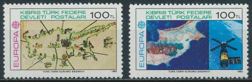 Poštové známky Cyprus Tur. 1983 Európa CEPT, velká díla civilizace Mi# 2631-32 Kat 24€
