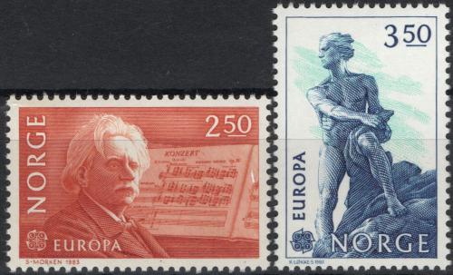 Poštové známky Nórsko 1983 Európa CEPT, velká díla civilizace Mi# 885-86