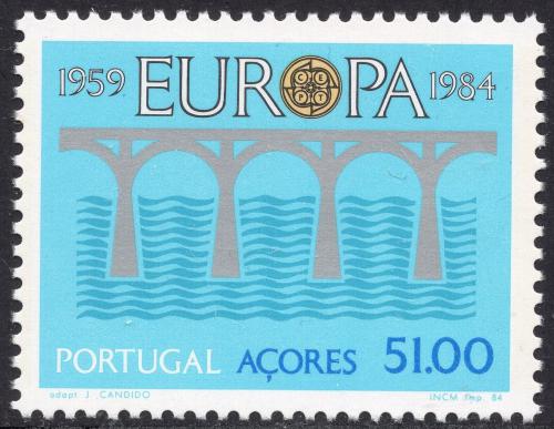 Poštová známka Azory 1984 Európa CEPT Mi# 364