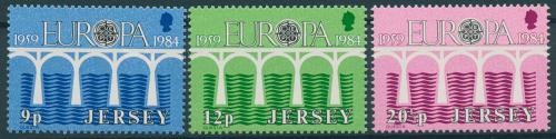 Poštové známky Jersey 1984 Európa CEPT Mi# 320-22