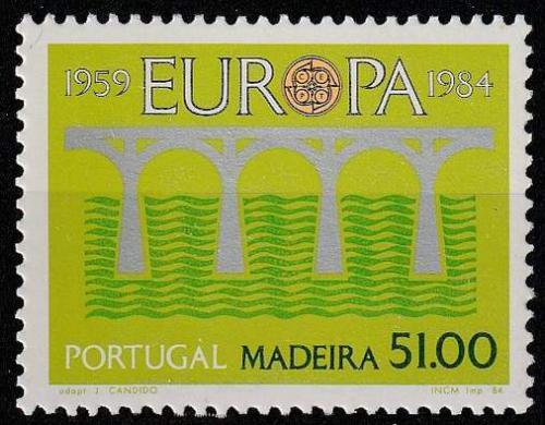 Poštová známka Madeira 1984 Európa CEPT Mi# 90