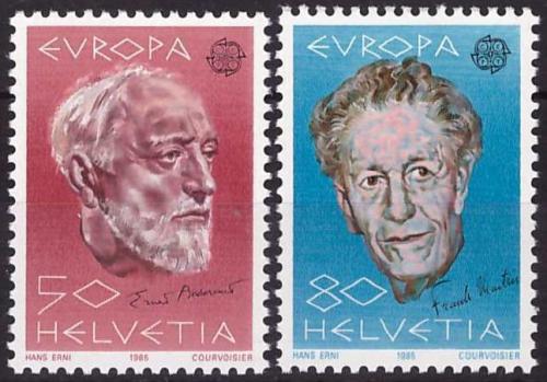 Poštové známky Švýcarsko 1985 Európa CEPT, rok hudby Mi# 1294-95