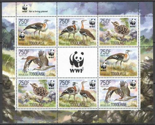 Poštové známky Togo 2014 Drop Denhamùv, WWF Mi# 5863-66 Bogen Kat 24€