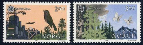 Poštové známky Nórsko 1986 Európa CEPT, ochrana pøírody Mi# 946-47 Kat 5€