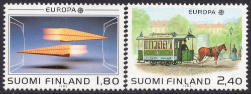 Poštové známky Fínsko 1988 Európa CEPT, doprava a komunikace Mi# 1051-52 Kat 7€
