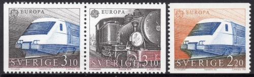 Poštové známky Švédsko 1988 Európa CEPT, doprava a komunikace Mi# 1501-02 Kat 5€