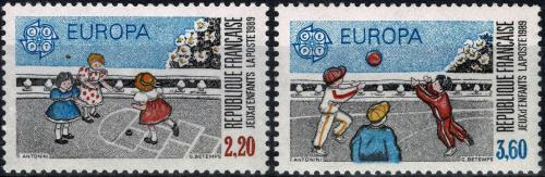 Poštové známky Francúzsko 1989 Európa CEPT, dìtské hry Mi# 2716-17