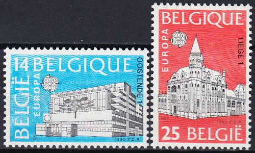 Potovn znmky Belgie 1990 Evropa CEPT, pota Mi# 2419-20